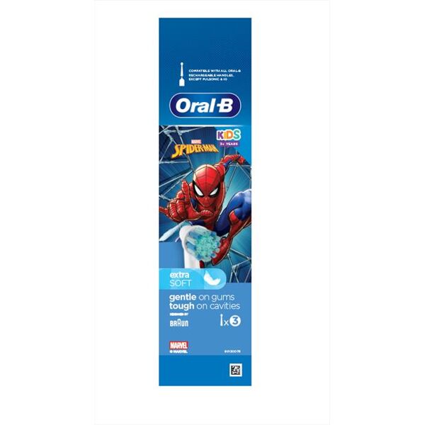 oral-b testina kids spiderman x3