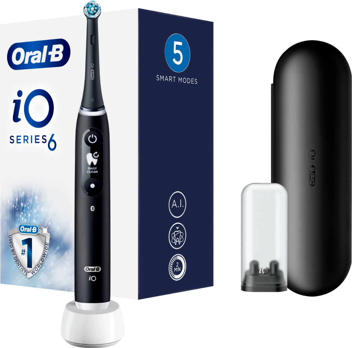 Oral-B Io Serie 6 Spazzolino Elettrico Nero