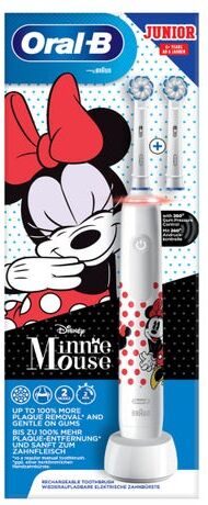 Oral-B Oralb Pro 3 Junior Minnie Spazzolino Elettrico