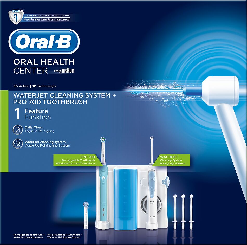 oral-b water oc16 spazzolino elettrico pc 1000 + idropulsore md 16