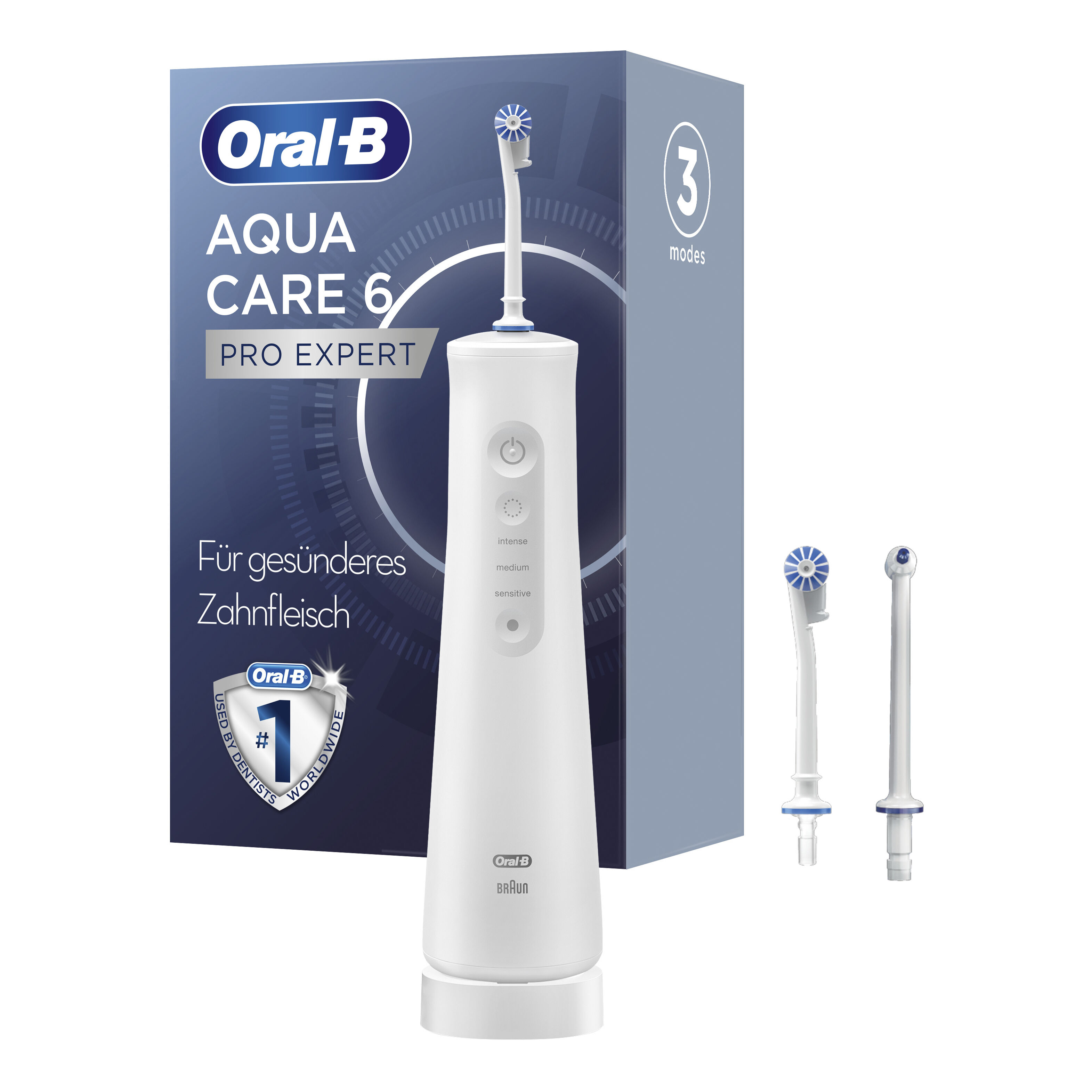 oral-b aquacare 6 pro idropulsore con 2 testine