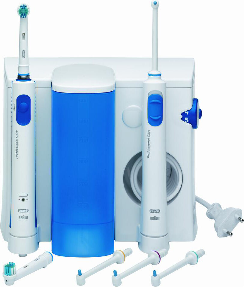 braun oc 16525 idropulsore spazzolino elettrico da denti oral-b water jet + 500 oc 16525 professional care