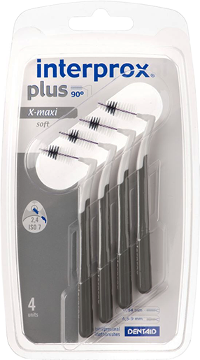 Interprox Plus X Maxi 4.5mm – 9mm grijs – 4 stuks