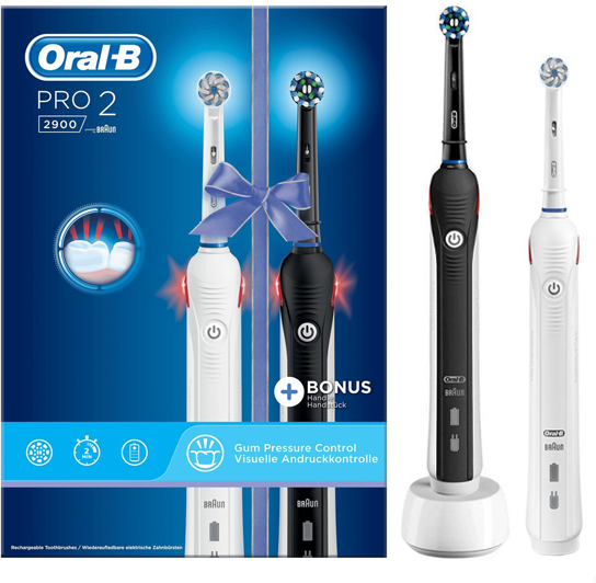 Braun Oral-B PRO 2 2900 Black and White