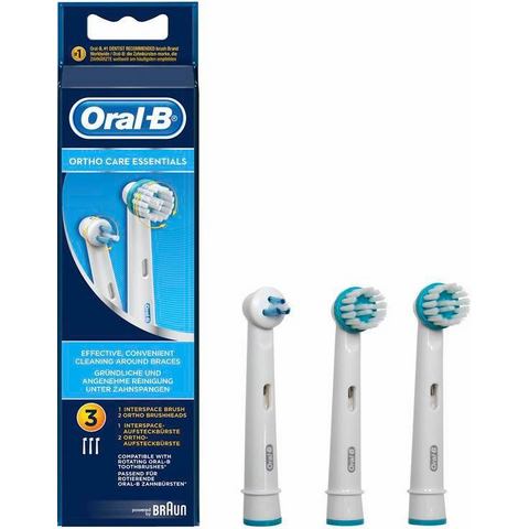 Oral B ORAL-B Opzetborstel OrthoCare Essential set van 3  - 14.99 - wit - Size: 3 stuks