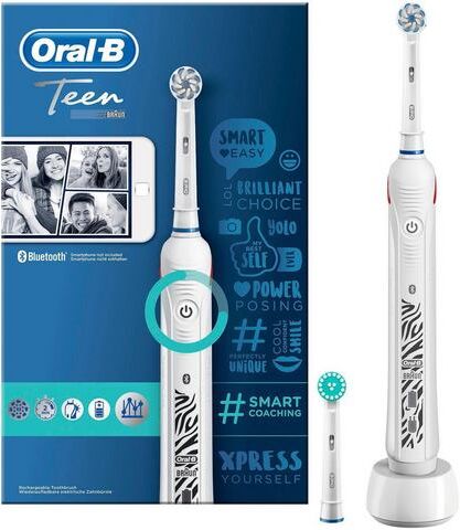 Oral B elektrische tandenborstel Teen, 1 opzetborsteltjes  - 74.99 - wit