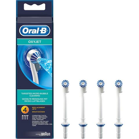 Oral B Sproeiborsteltje, Oral-B, 'OxyJet', set van 4  - 12.90 - wit - Size: 4 stuks