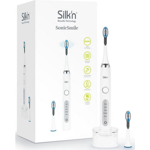Silk'n ultrasone tandenborstel Silk'n SonicSmile, opzetborsteltjes: 2 stuks  - 99.99 - wit