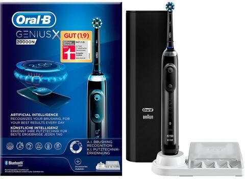 Oral B elektrische tandenborstel Genius X 20000N, opzetborsteltjes: 1  - 229.99 - zwart