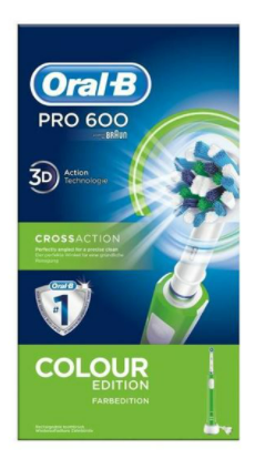 Oral-B PRO 600 Green 1 stk Tannkost