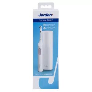 Jordan Clean Smile el-tannbørste hvit - 1 stk.