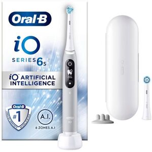 Oral-B iO 6S Grå Eltandborste med extra Tandborsthuvud