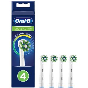 Oral-B CrossAction Tandborsthuvud med CleanMaximiser-teknologi 4 st