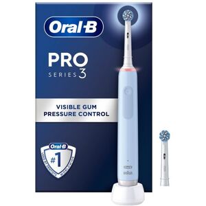 Oral-B Pro S3 Blå Eltandborste 2 Extra Sensitive Tandborsthuvuden