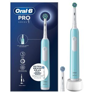 Oral-B Pro S1 Blå Eltandborste 2 Tandborsthuvuden Designed by Braun