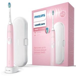 Philips Sonicare 4300 series med resefodral Rosa