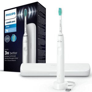 Philips Sonicare 3100 series med resefodral Vit