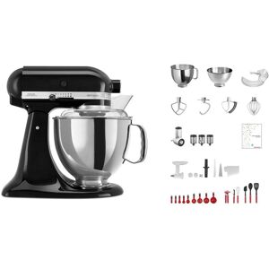 KitchenAid Küchenmaschine »Artisan K« schwarz Größe