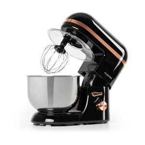 Bella Elegance Küchenmaschine 2000 W 2,7 PS 5,2 Ltr Edelstahl BPA-frei Schwarz Klarstein