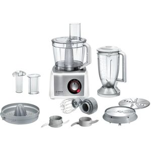 Bosch MC812S820 Foodprocessor 1250 W 3,9 L rustfrit stål - hvid (MC812S820)