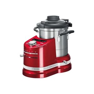 KitchenAid robot cuiseur tout en un de 4,5L 1500W rouge empire argent 5KCF0104EER/5 - Publicité