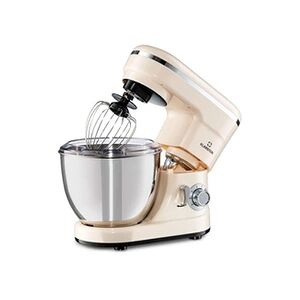 KLARSTEIN Robot ménager - Bella Mini - Robot culinaire - 1200W - 6 vitesses - 4L - Crème - Publicité