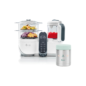 Babymoov Bundle Nutribaby Plus White + 1 inox container ISY - Publicité