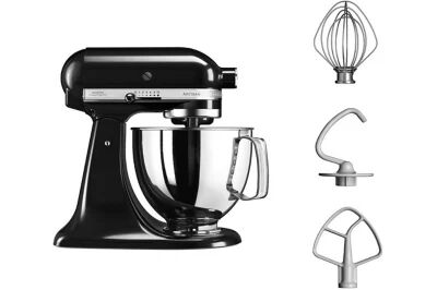 Notice d'utilisation, manuel d'utilisation et mode d'emploi KITCHENAID Robot KITCHENAID 5KSM125EOB ARTISAN Noir   