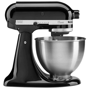 KitchenAid 5K45SSEOB IMPASTATRICE PLANETARIA, 275 W, capacità ciotola 4,3 l, NERO