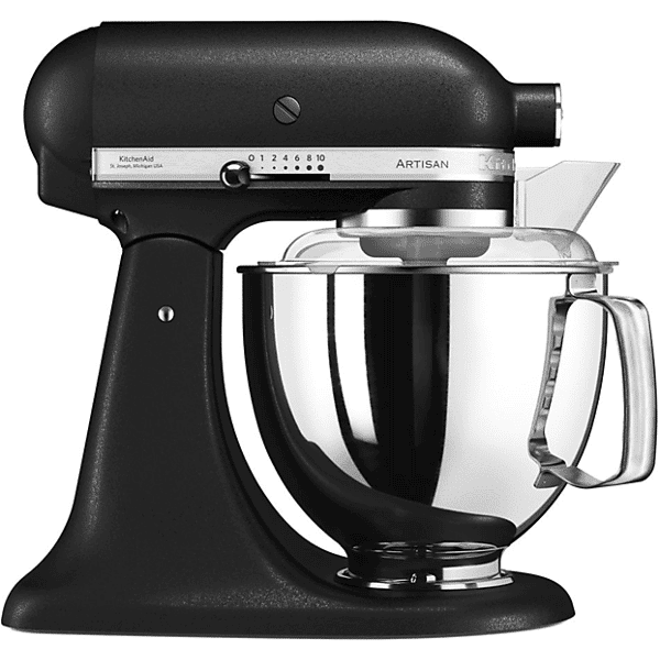 kitchenaid 5ksm175psebk impastatrice planetaria, 300 w, capacità ciotola 4,8 l, ghisa nero