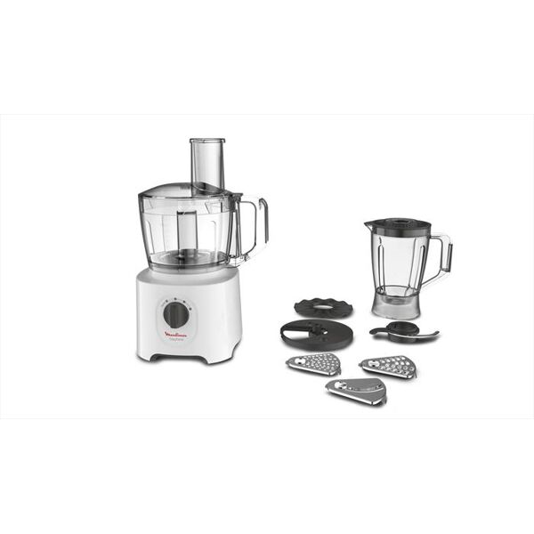 moulinex fp2461 easy force, robot da cucina all-in-one-bianco