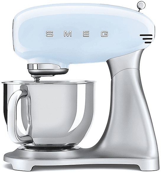 SMEG SMF02PBEU IMPASTATRICE PLANETARIA, 800 W, capacità ciotola 4,8 l, Azzurro