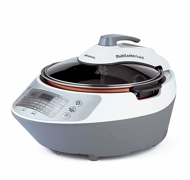 Ariete MULTICOOKER TWIST MULTICOOKER, 1900 W, capacità ciotola 5 l, BIANCO-METAL