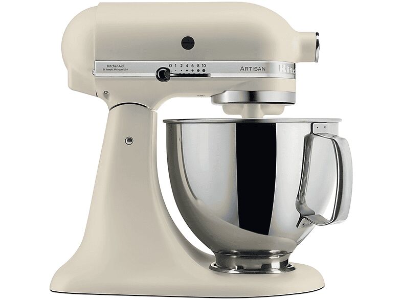 KitchenAid 5KSM175PSEFL IMPASTATRICE PLANETARIA, 300 W, capacità ciotola 4,8 l, Fresh Linen