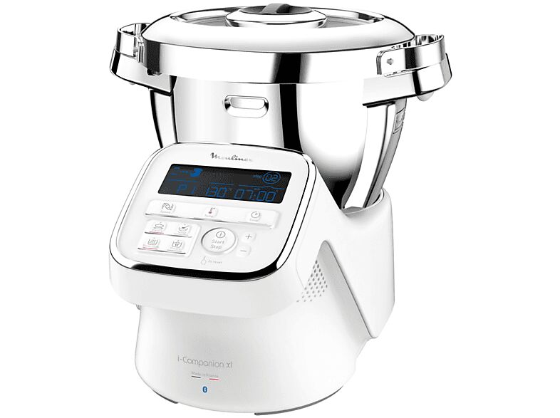 Moulinex I-COMPANION XL HF9081N ROBOT DA CUCINA, 1550 W, capacità ciotola 3 l, Snow white metal