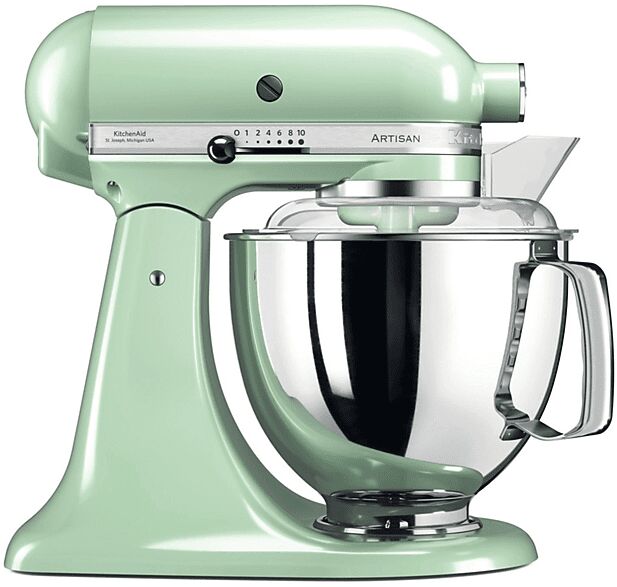 kitchenaid 5ksm175psept impastatrice planetaria, 300 w, capacità ciotola 4,83 l, pistacchio