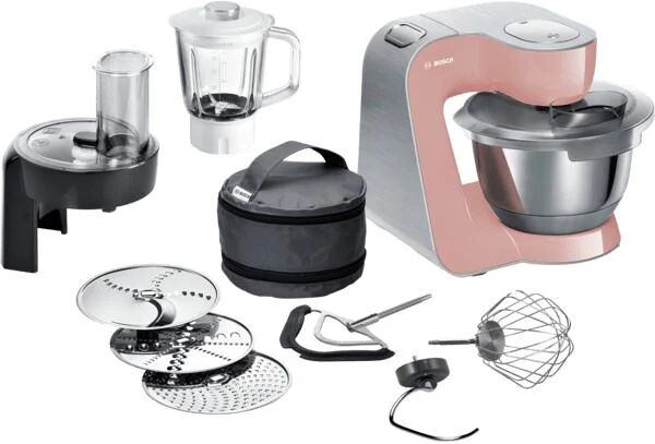 bosch mum58np60 robot da cucina 1000 w 3,9 l rosa