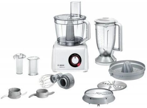 bosch multitalent 8 robot da cucina 3,9 l traslucido, bianco bilance incorporate 1100 w