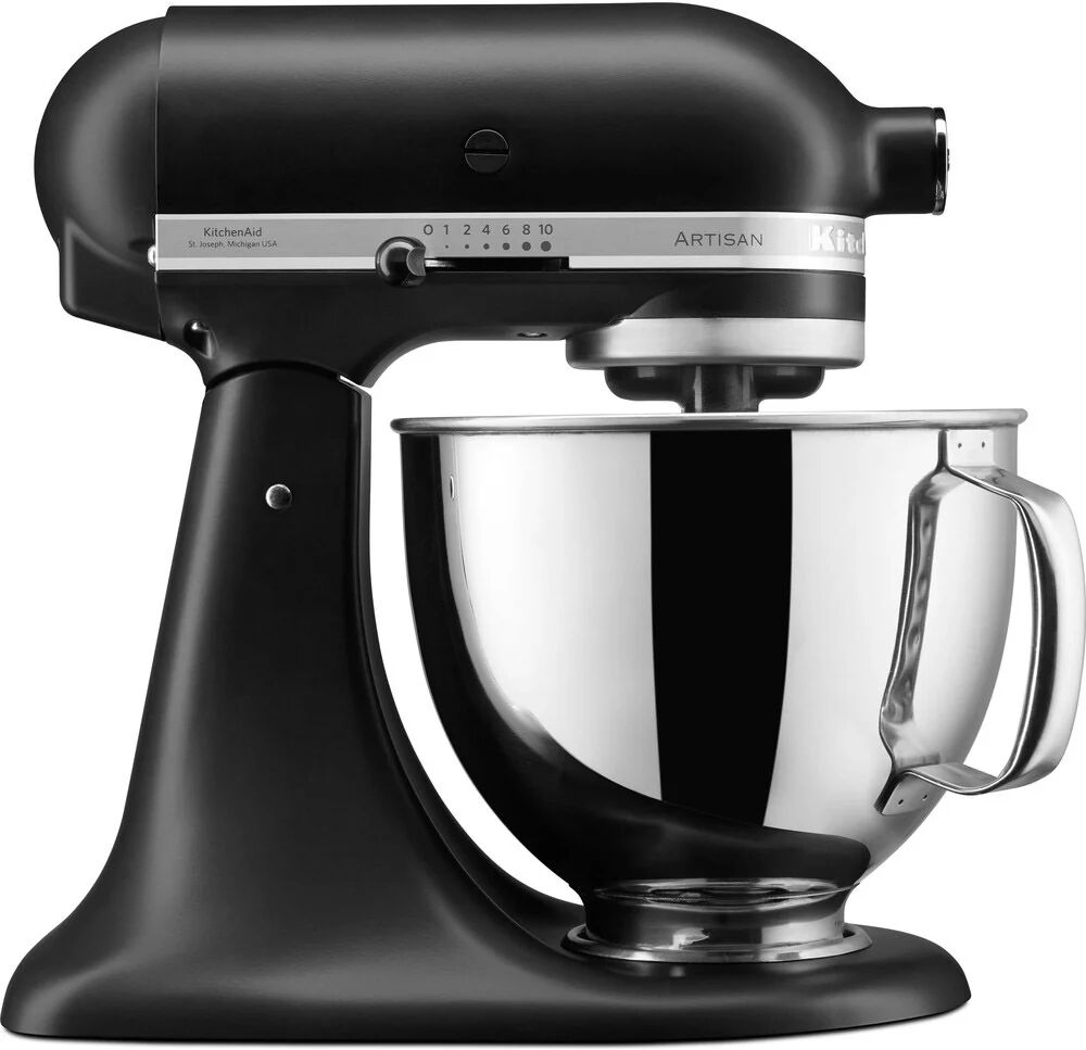 KitchenAid 5KSM125EBM robot da cucina 300 W 4,8 L Nero