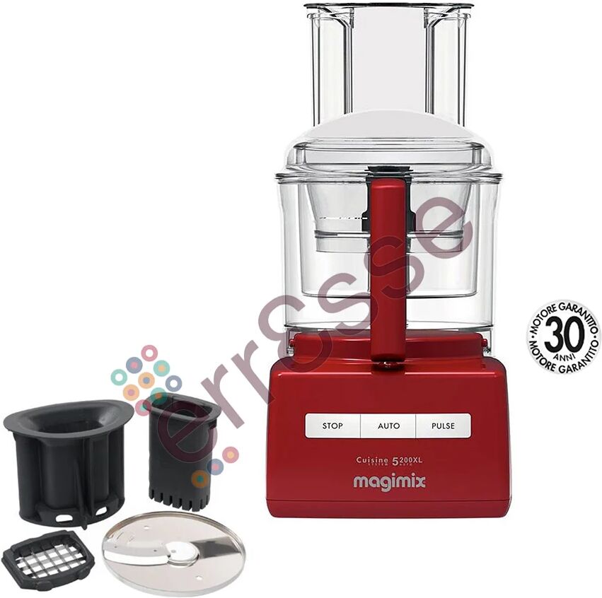 Magimix Robot Da Cucina Cuisine 5200xl Premium Rosso