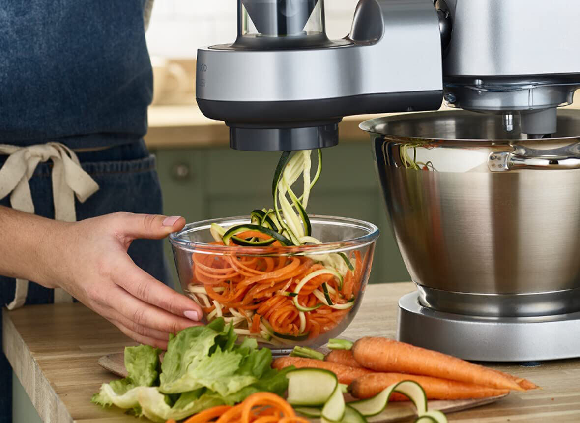 kax700pl accessorio per robot impastatrice kenwood chef accessorio taglia frutta e verdura - kax700pl spiralizer