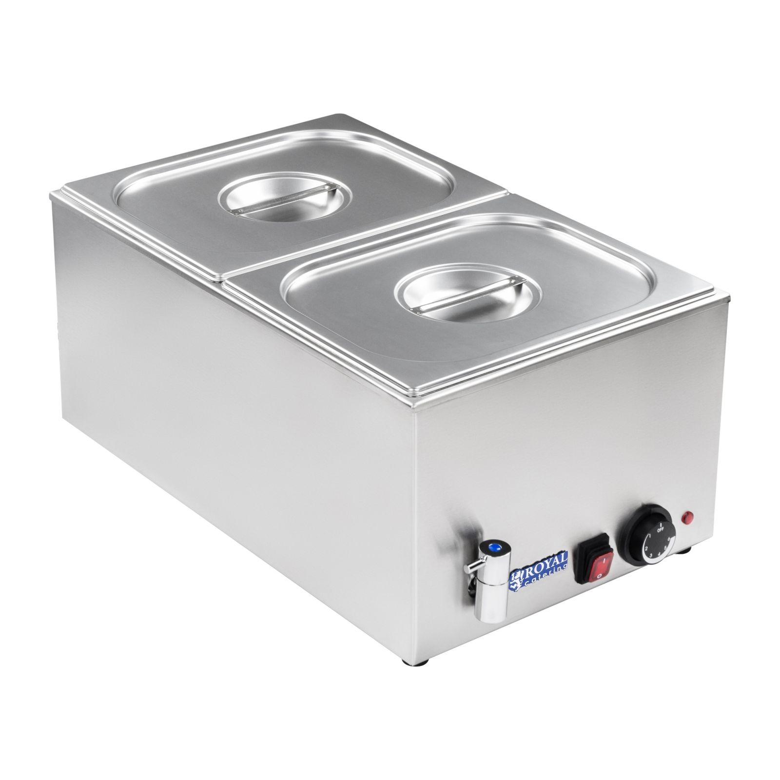 Royal Catering Bain-marie - GN 1/2 - aftapkraan 10010188