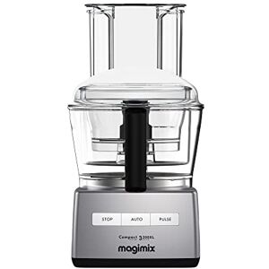 Magimix 3200XL Food Processor 2.6L BPA-Free Bowl Quiet & Powerful Motor Multifunctional 6 in 1 Solution Satin 18371