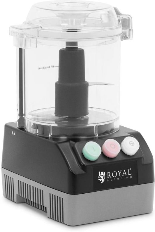 Mini Food Processor - 600 w - 3 l Royal Catering Compact food processor Small food processor