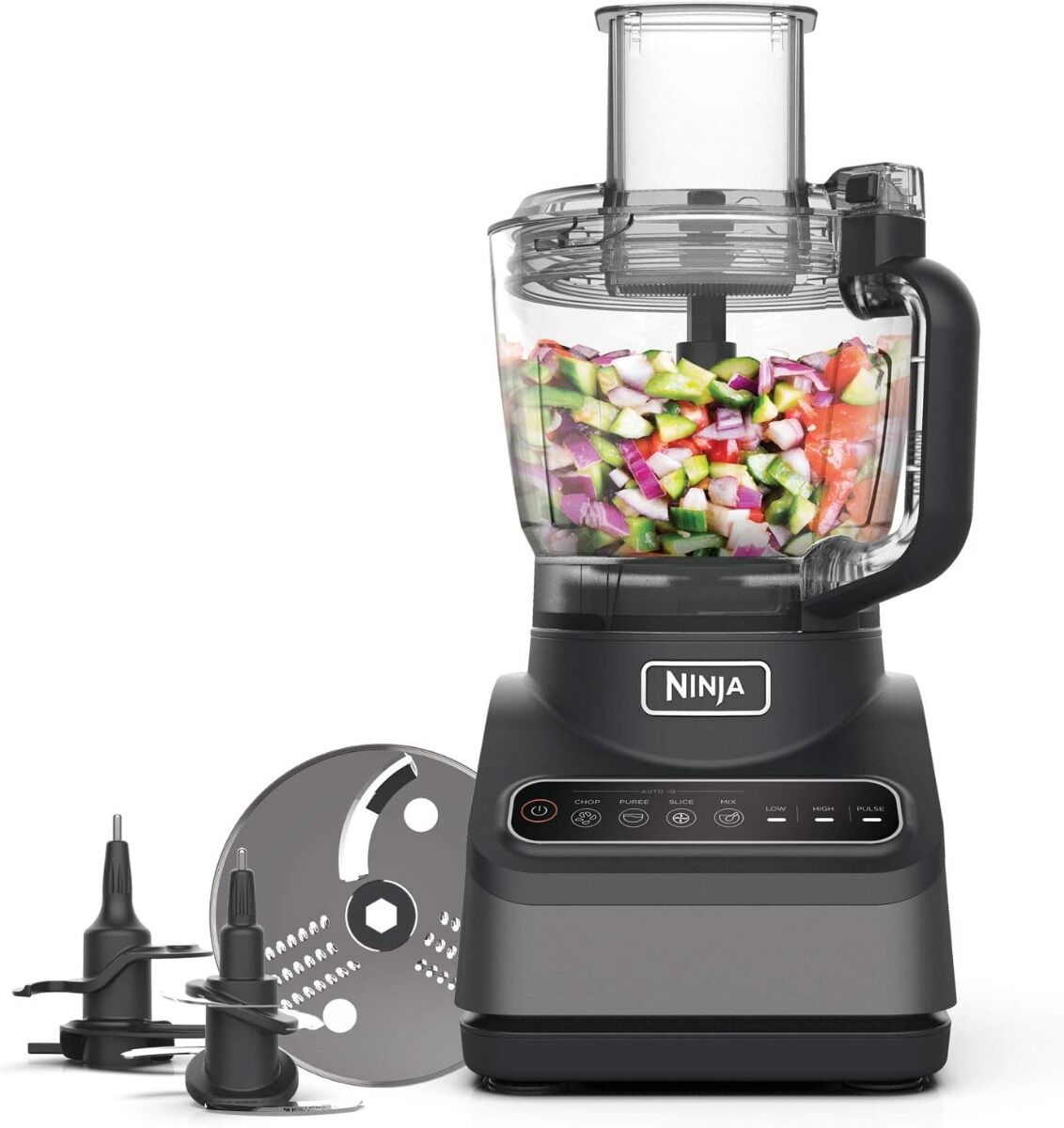 Ninja BN650UK Food Processor With Auto-Iq Technology Silver