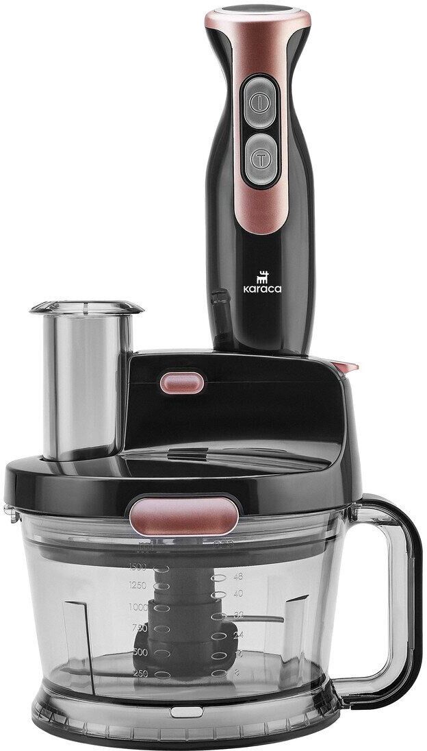 Karaca Food Processor 2000 W, Rose Gold