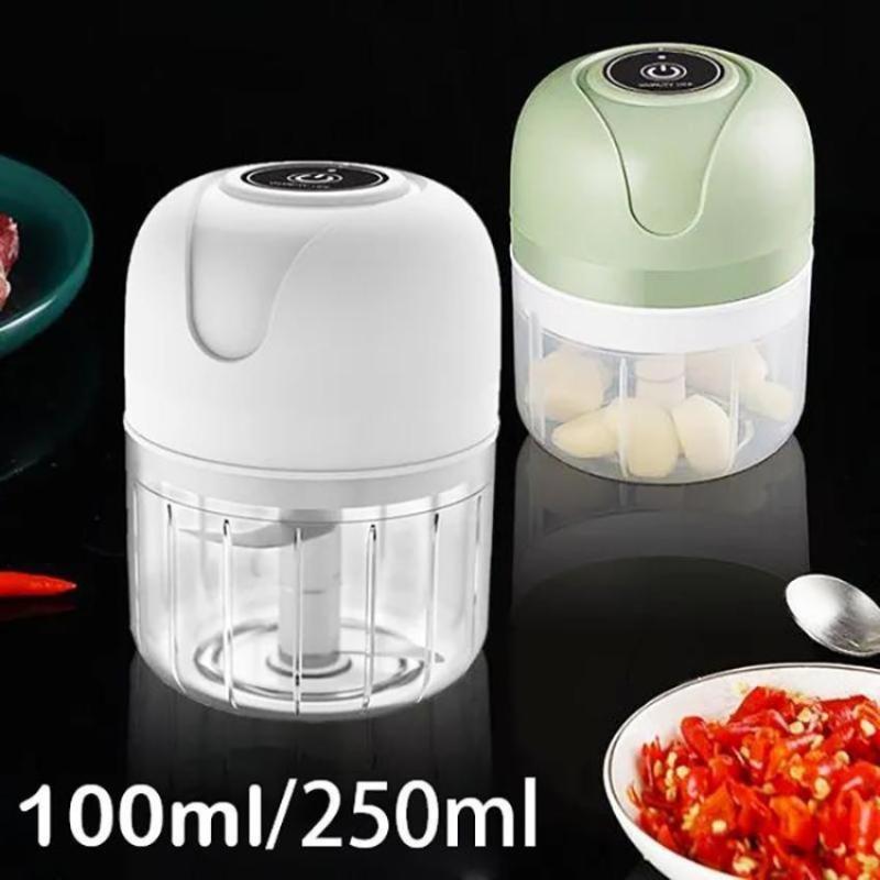 Chen Yi Trading 100ml/250ml Electric Mini USB Garlic Puree Cordless Garlic Grinder Vegetable Chili Meat Grinder Food Chopper Kitchen Tools