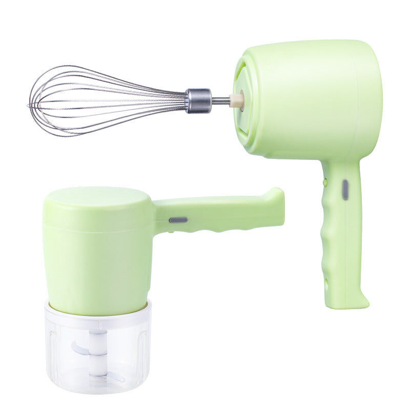 HOD Health&Home 2 In 1 Multifunctional Usb Hand Mixer Mini Food Processor Chopper Whisk Frother