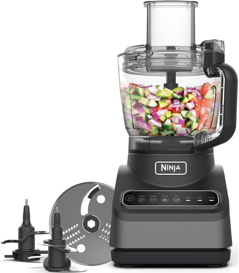 NINJA BN650UK Food Processor - Silver, Silver/Grey