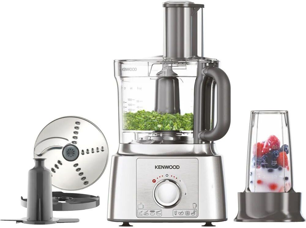 KENWOOD MultiPro Express FDP65.180Sl Food Processor - Silver, Silver/Grey